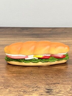 VINTAGE 1980's MII Sub Hoagie Sandwich Play Food Toy 1987 RARE